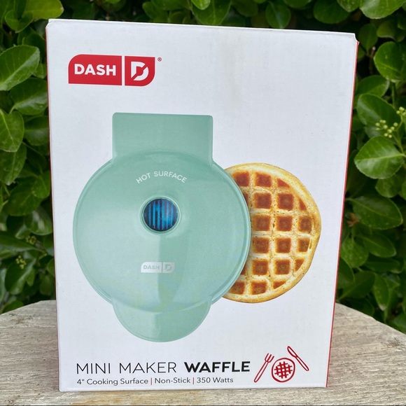 Dash Mint Cute Mini Waffle Maker Kitchen Appliance - Picture 2 of 5